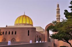 Sultan Qaboos Moschee Eingang Maenner, Muskat Oman